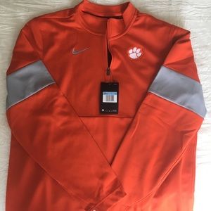 Nike Clemson Tigers 1-4 zip
